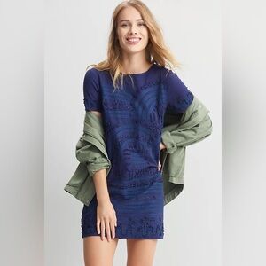 NWT, Size 12, Rae Embroidered Shift Dress by Anthropologie